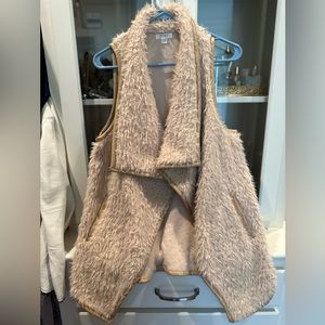 Faux Fur Vest with pockets
